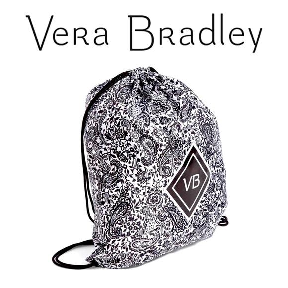Vera Bradley Handbags - 🖤 🆕 NEW Vera Bradley Drawstring Backsack